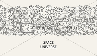 Space Universe Banner Concept