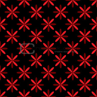 Seamless abstract vintage black pattern