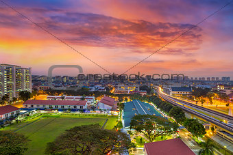 Sunrise by MRT Station in Eunos Singapore