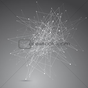 Abstract connections background 