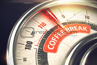 Coffee Break - Business Mode Concept. 3D.