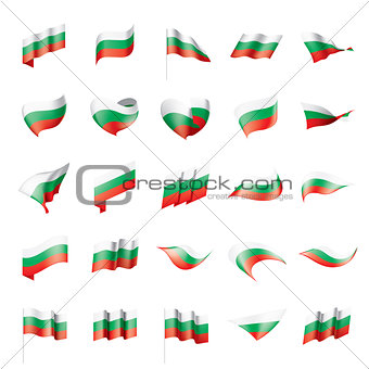 Bulgaria flag, vector illustration