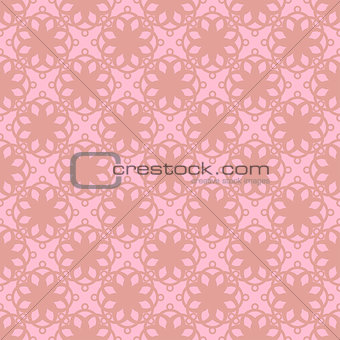 Seamless abstract vintage light pink pattern