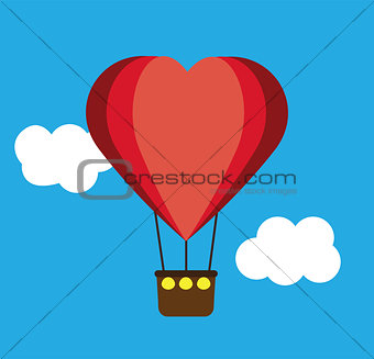 Heart Shape Air Balloon
