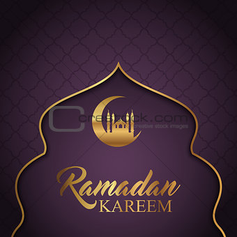 Elegant Ramadan Kareem background