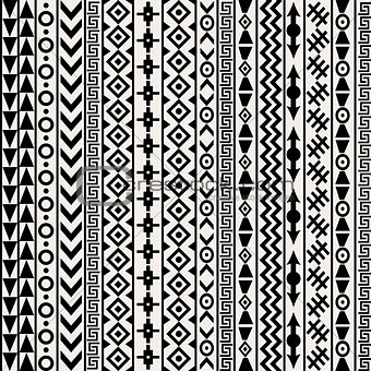 Geometrical ethnic motifs background