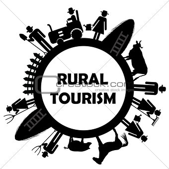 Rural tourism icon