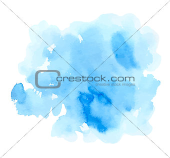 Blue watercolor vector texture