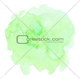 Green watercolor vector texture