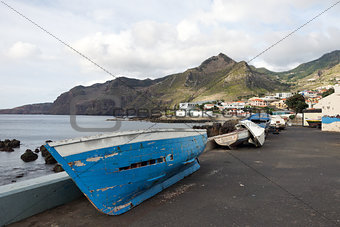 Fishing boats in Madeira.