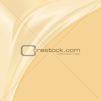 Abstract yellow fabric texture background Vector