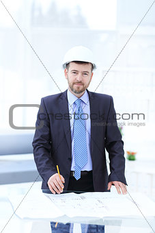 businessman signs a contract. Isolated on white background