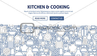 Kitchen Cooking Banner Design