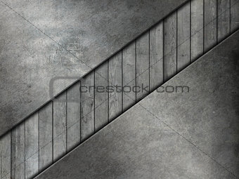 Grunge metal and wood texture background