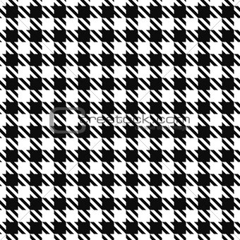 Seamless textile pattern - cloth design. Vector geometric background. Black and white texture