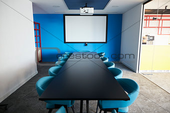 Empty meeting room in an office