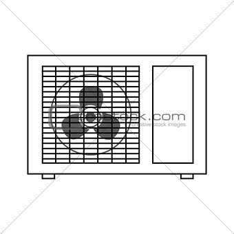 Outdoor vector Air conditioner