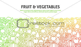 Fruit and Vegetables Concept