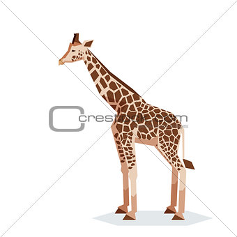 Flat geometric Giraffe