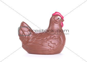 Chocolate easter chicken