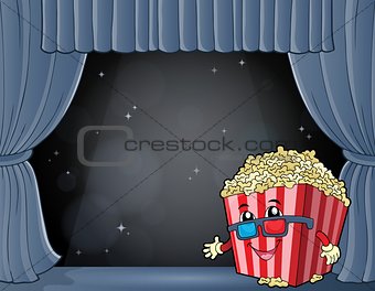 Stylized popcorn theme image 7