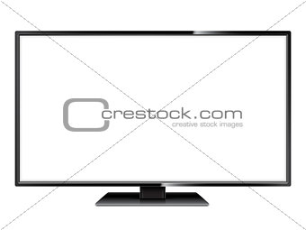 White Screen TV
