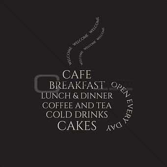 Cafe vector logo