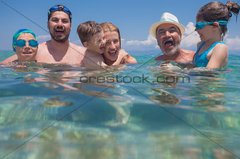 Generations Sea Water Family Happy