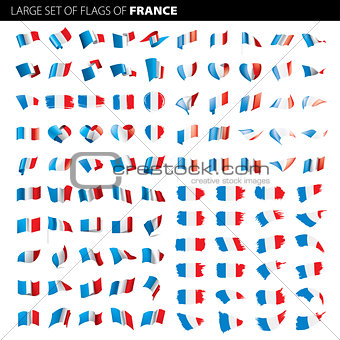 France flag, vector illustration