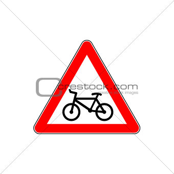 Bicycle sign. Vector