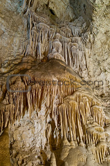 Draperies in Carlsbad Caverns National Park, New Mexico