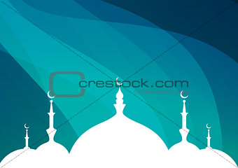 Abstract holy background for Eid Mubarak