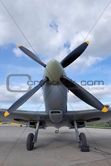 Spitfire front view