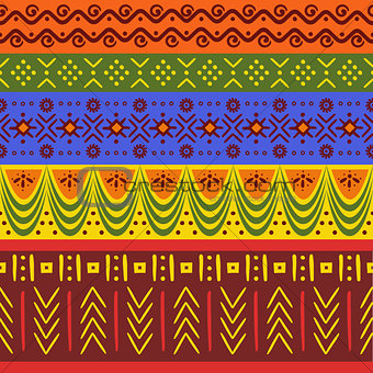 Tribal ethnic seamless pattern.