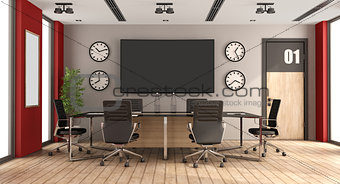 Modern boardroom