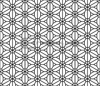 Seamless geometric pattern in style Kumiko