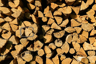 Background of firewood