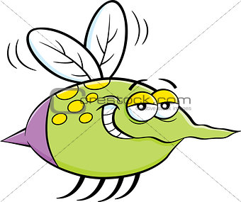 Cartoon Flying Insect