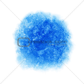 Blue spot, watercolor abstract hand painted background