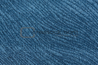 Remarkable relief blue textile background.