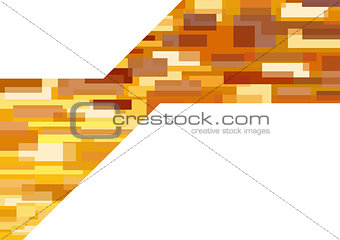 Geometric Background in Orange Tones
