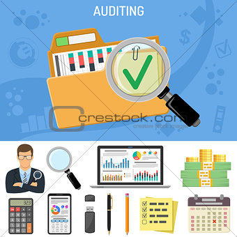 Auditing, Business Accounting Concept