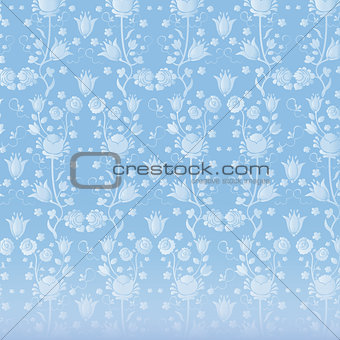 blue vintage Wallpaper