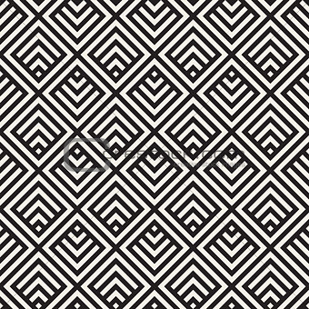 Vector seamless pattern. Modern stylish abstract texture. Repeating geometric tiles 