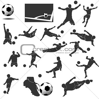 Icons Football Vector Collection