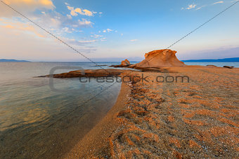 Ierissos-Kakoudia beach, Greece
