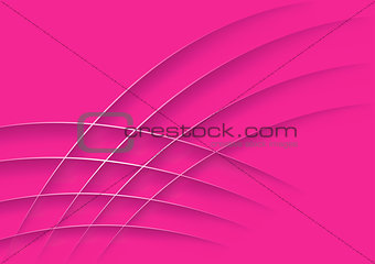 Pink Abstract Background with Silver Lines