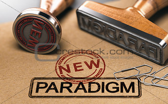 Paradigm change, new theory