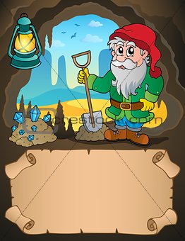 Small parchment and dwarf miner 2