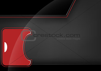Graphic Background with Glossy Effect